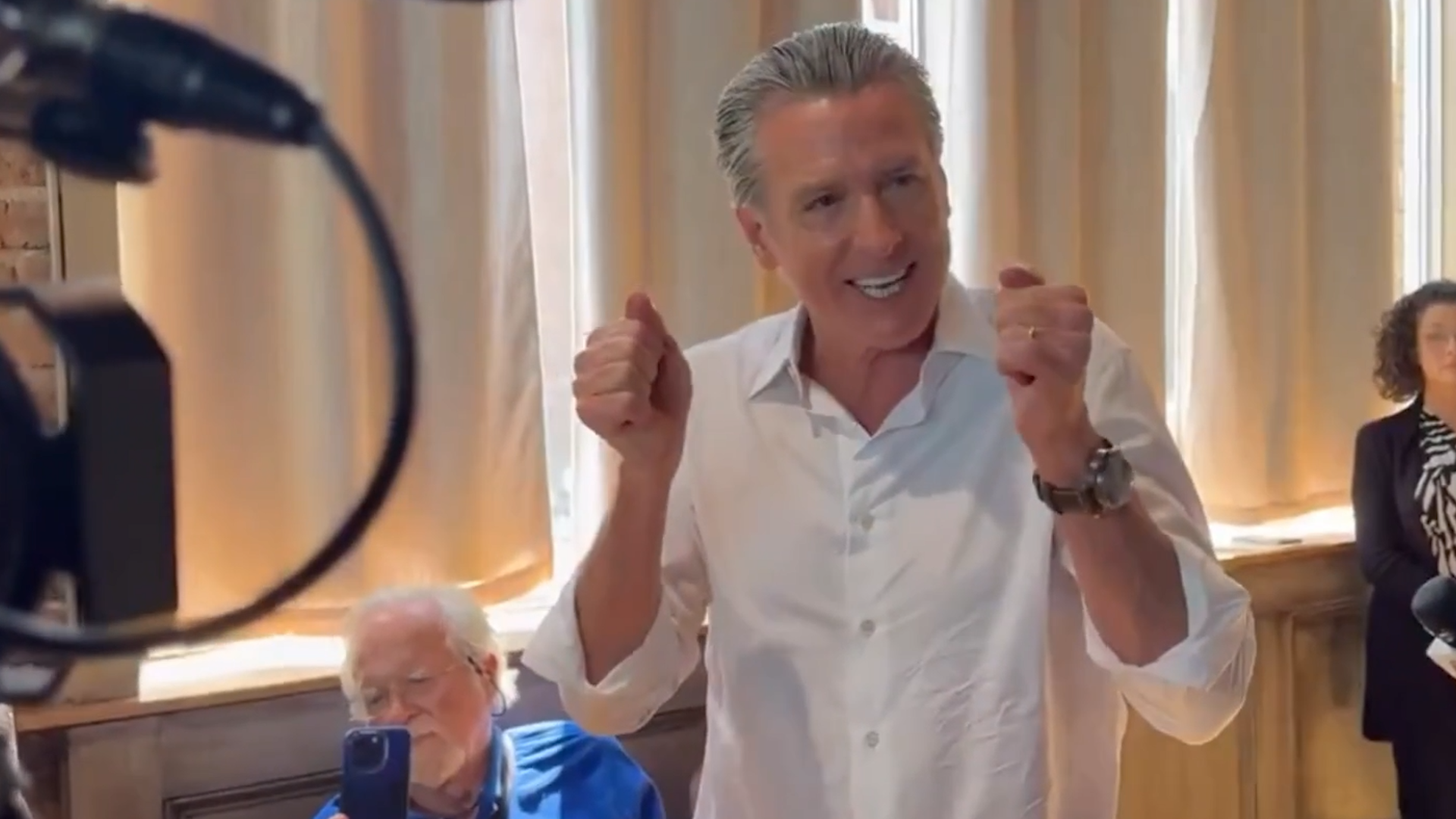 Gavin Newsom Tests the Presidential Waters